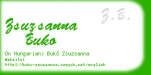 zsuzsanna buko business card