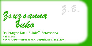 zsuzsanna buko business card